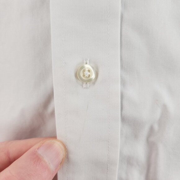 Brooks Brothers White Non-Iron 16 32/33 All Cotton Madison Button-Down Men Shirt - Picture 10 of 16